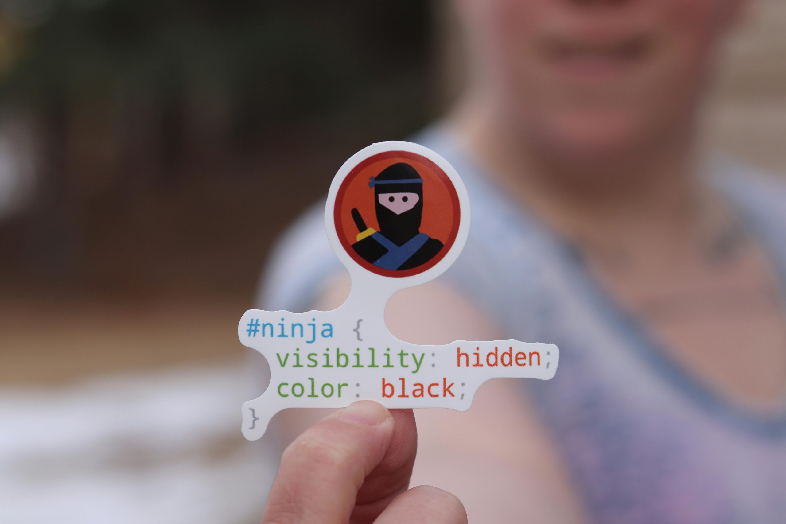 So I got this nerdy sticker….