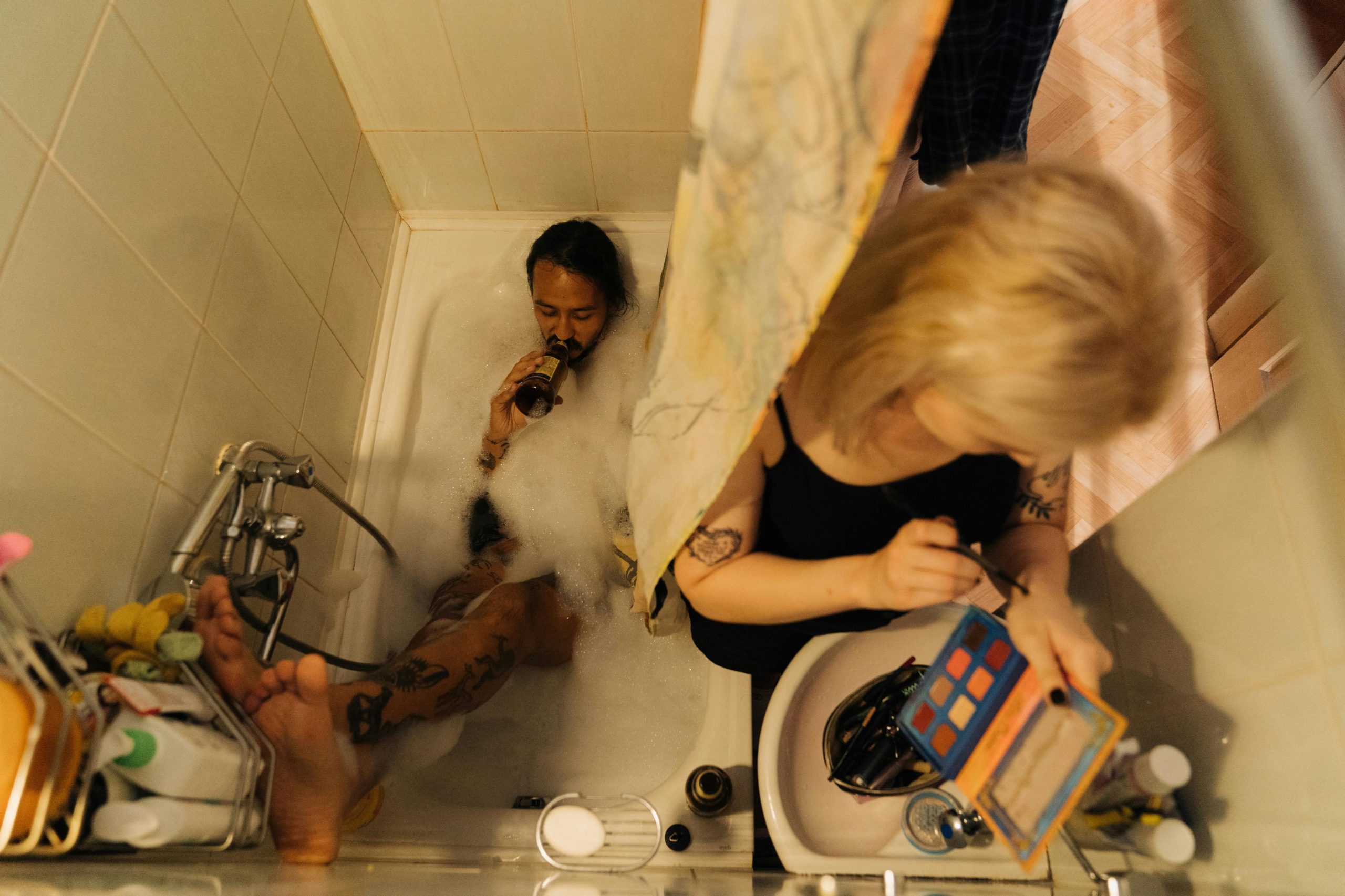 Anybody ever drink a beer in the shower?